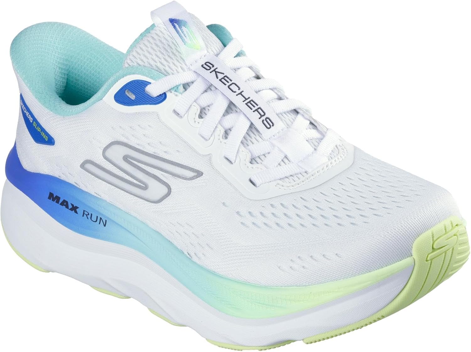 Skechers Womens Max Run Hands Free Slip-ins