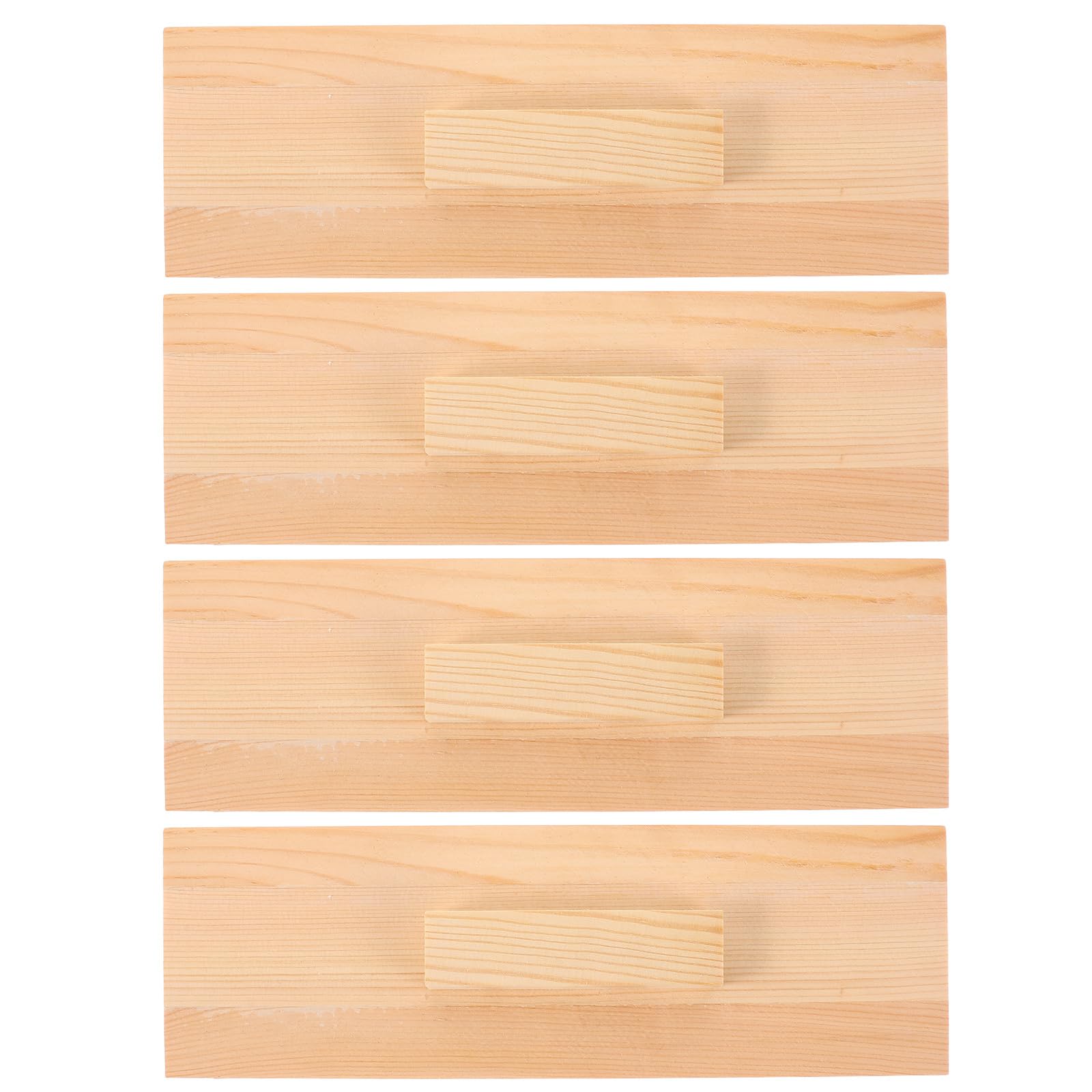 Fabrication de savon artisanal à la maison : lot de 4 couvercles rectangulaires fixes Lurrose