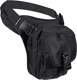 INOOMP 1 bolsa de cintura para acampamento ao ar livre, pochete para homens, bolsa de cintura, bolsa de cinto de viagem, pochete de corrida pochete fina para caminhada pochete masculina bolsa de cintura para uso ao ar livre pochete preta, Preto, 26X20X5cm, Centímetro