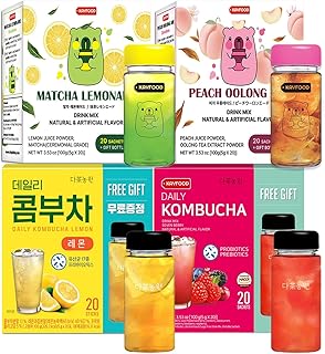 KAYFOOD-Beverage Set-Kombucha-Teaade-Garden-Daily Low Calories Healthy Beverage Fermented Korean Drinks (Sevenberry 20ST, ...