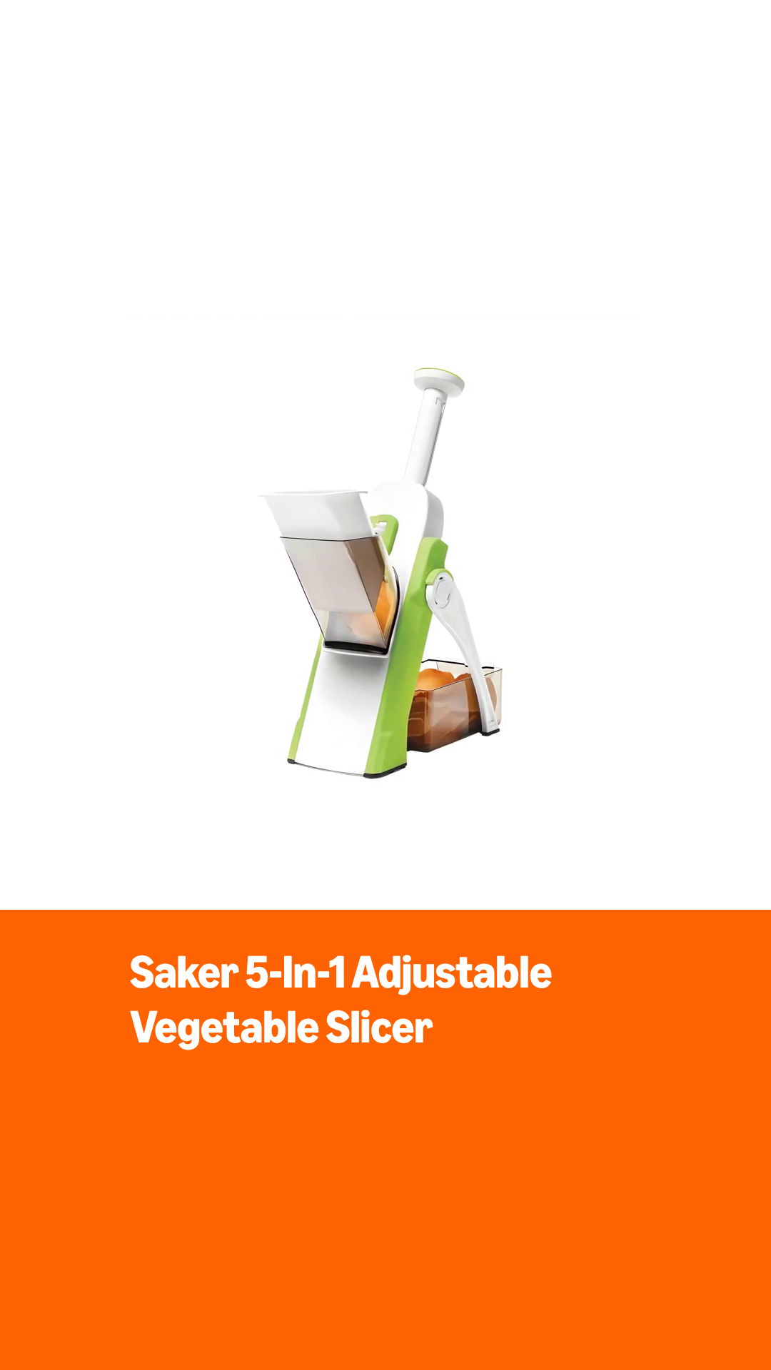 Saker 5-in-1 Adjustable Vegetable Slicer & Mandoline, Potato