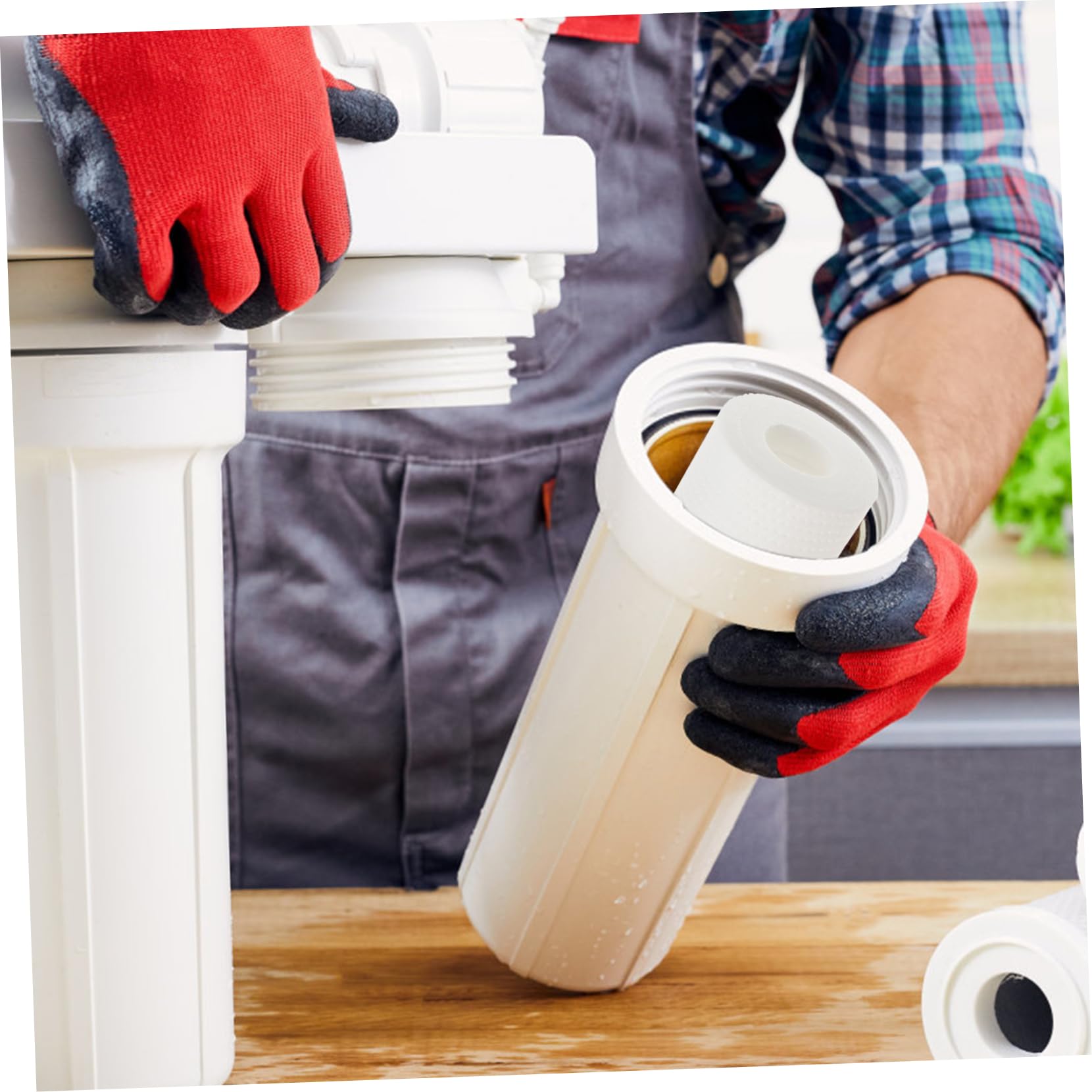 LIFKOME 6 Stück-pack Hauswasserfilter 5 Mikron 10 X 2,5 mit Dreidimensionalem Filtereffekt und Großer Schmutzkapazität aus Baumwolle für Wasserfilter im Ganzen Haus