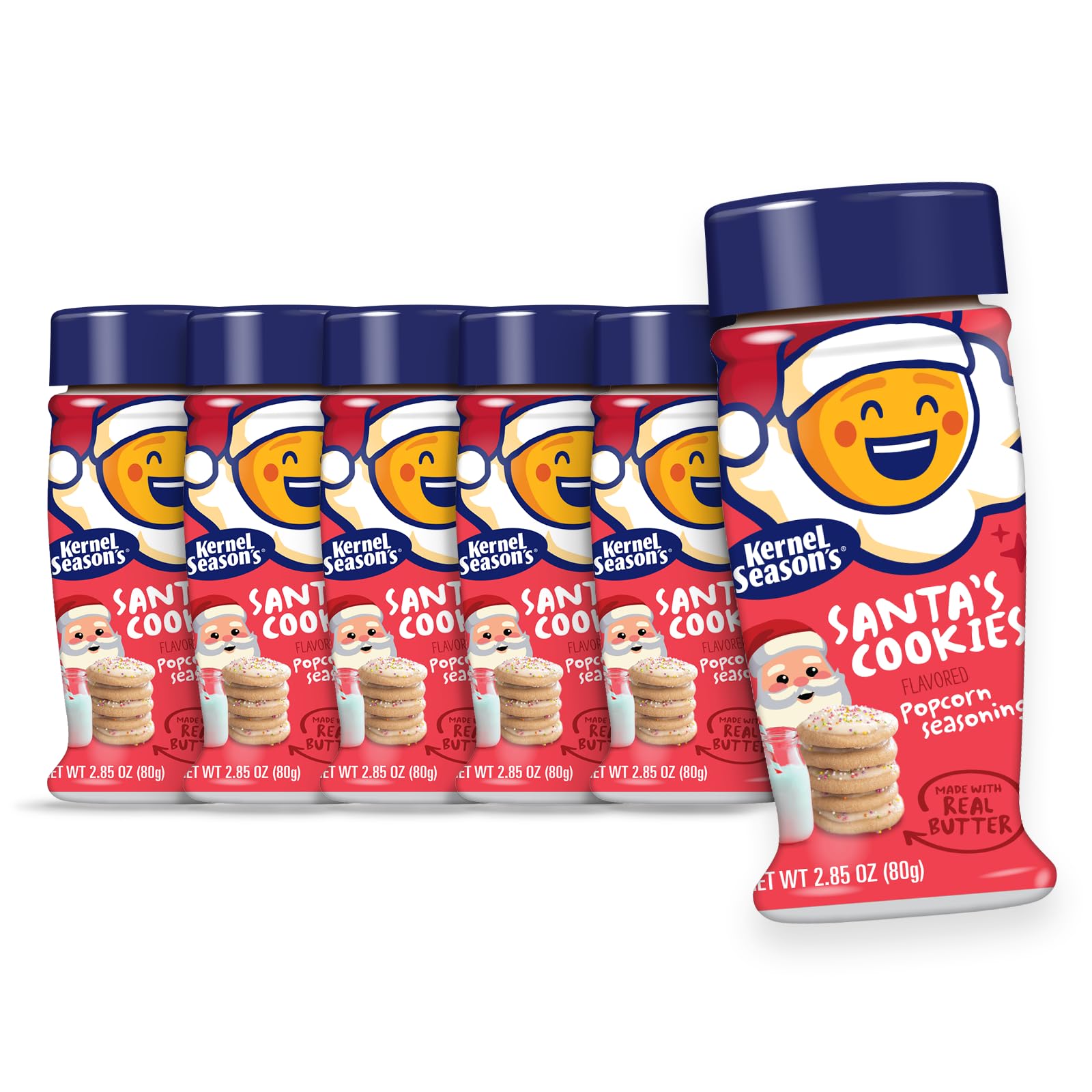 Kernel Season's Santa's Cookies Popcorn Seasoning, 2.85 Ounce (Pack of 6)