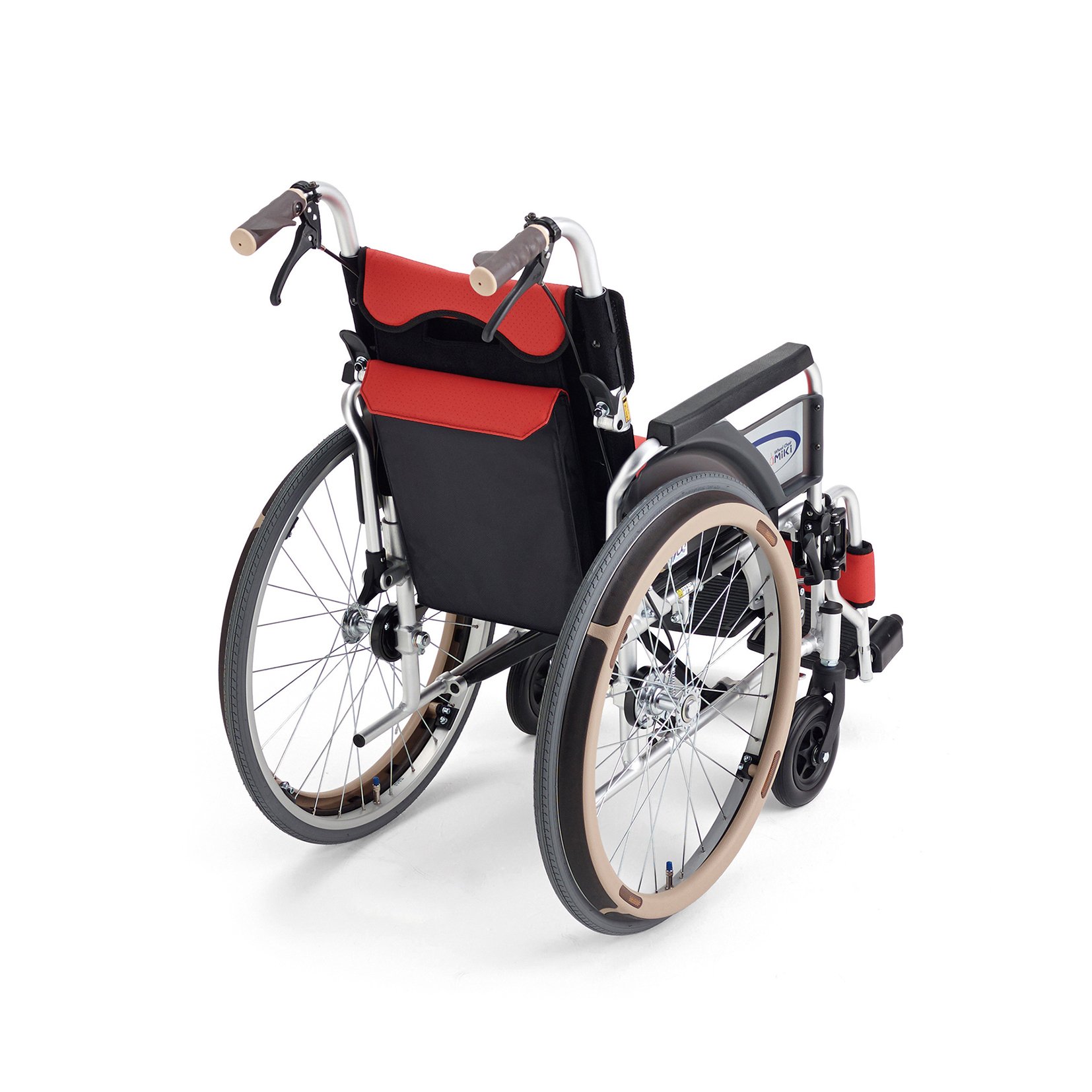 Amazon | ミキ 自走型コンパクト車いす SKT-400B ブラウン 40 | ミキ
