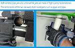 MYTEC 2-In-1 Work Bench Vise, Upgraded Multi-Purpose Table Vice, Universal Rotate 270°Work Clamp-On Vise, 4.5" blue