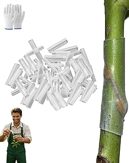 Silicone Grafting Sleeves for Fruit Trees,1.2in Tree Trunk Protective Wrapping Sleeve,Flexible and Durable, Promotes Fruit Tree Healing,Suitable for Plant Grafting and Budding (200)
