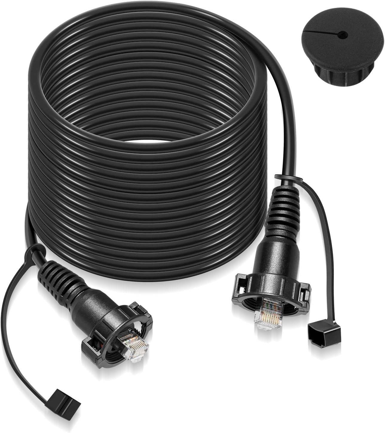 30FT Marine Network Cable Replace for Garmin 010-10550-00, Durable RJ45 Ethernet Cord (Male to Male), for Garmin ECHOMAP Plus/UHD/Ultra, for GCV 10/GCV 20/c, for GPSMAP/Panoptix