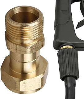 Mangueira Conexão Rápida - conexão rápida mangueira 3000PSI - Conexão antitorção métrica M22 14 mm, conexão antitorção métrica M22 14 mm Ming chen