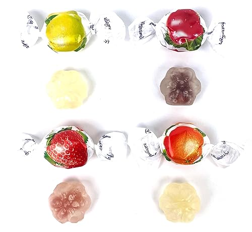 Miniatura 4 de FIDA Perugina Capri (Fruttallegre) - Caramelos duros rellenos, bolsa de 2 libras en una caja de corbata negra