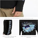 BASSDASH Men’s UPF 50+ Graphic Fishing Hoodie Shirts UV Sun Protection Long Sleeve Moisture Wicking Performance FS48M