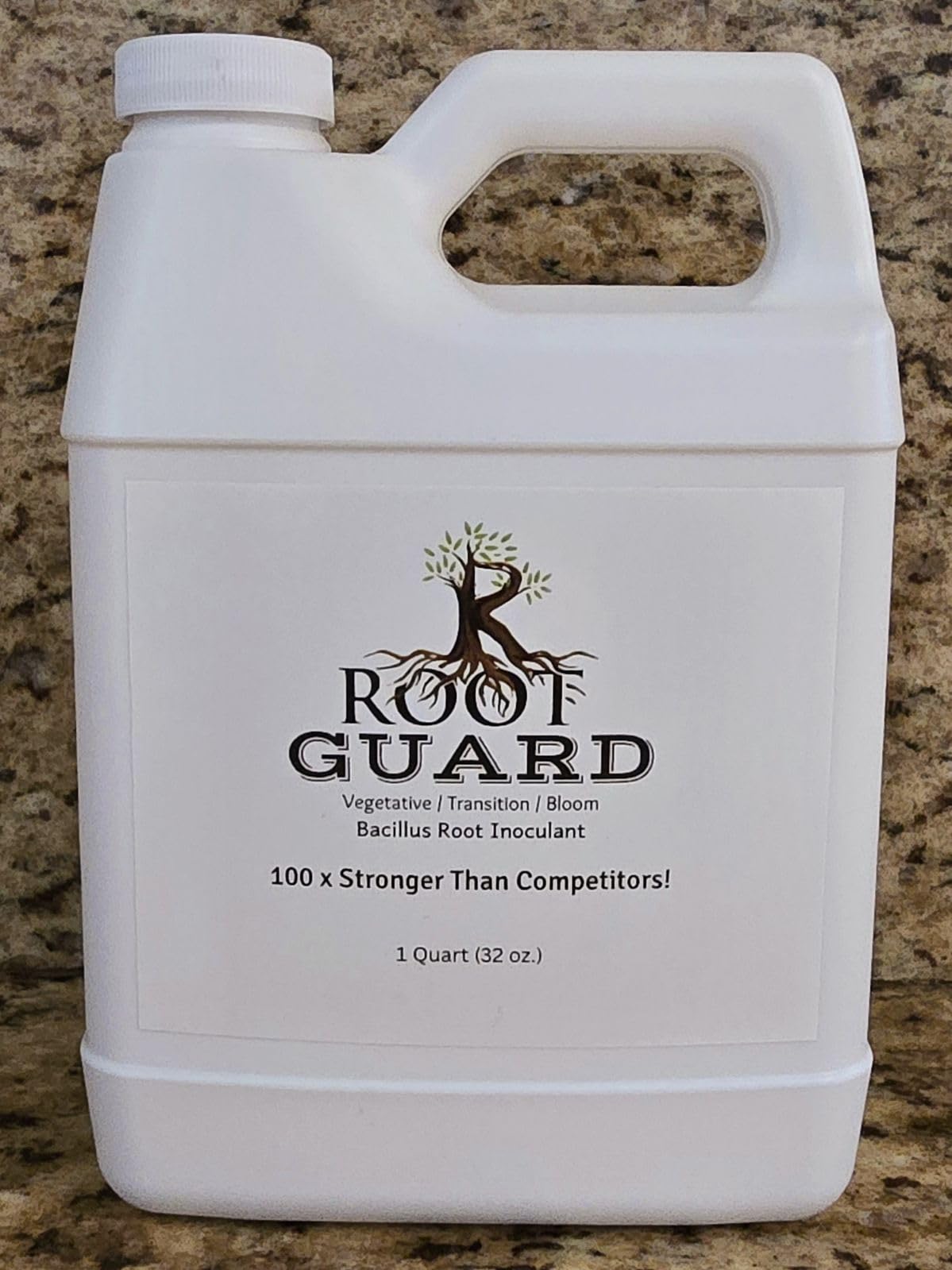 Root Guard – Powerful Root Booster with Mycorrhizae & Beneficial Bacteria | 100X Strength | 1 mL per 5 Gallons | Organic Root Growth for Plants, Soil & Hydroponics