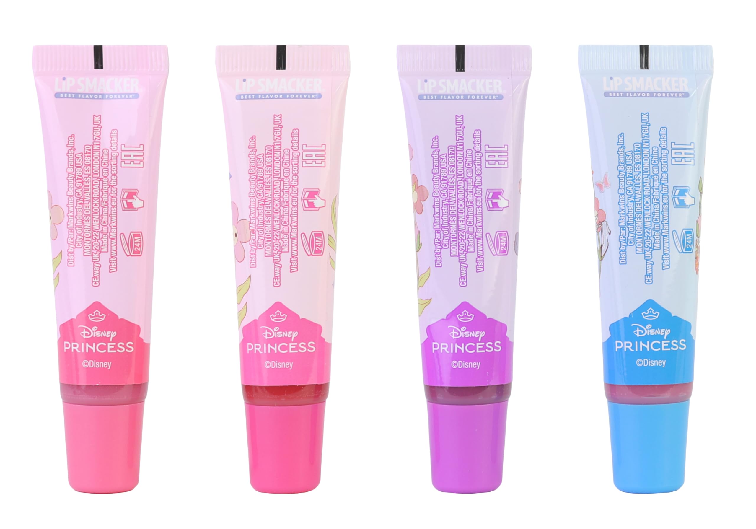 Lip Smacker Disney Princess, Lip Balm Tube, 4-Piece Lip Balm Set for Girls Gift Edition 2025, Multicolor - Image 3