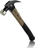 Spec Ops Martelo de fibra de vidro Tools, 473 ml, garra curvada, aderência de absorção de choque