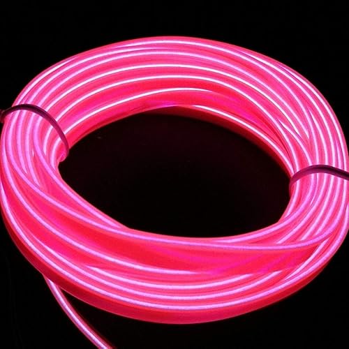 Miniatura 2 de M.best - Luz de neón para decoración interior de automóvil con borde de 6 mm