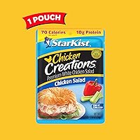 Vista 50 de StarKist Chicken Creations, Chicken Salad (ensalada de pollo), bolsa de 5 oz “tamaño grande”, paquete de 12