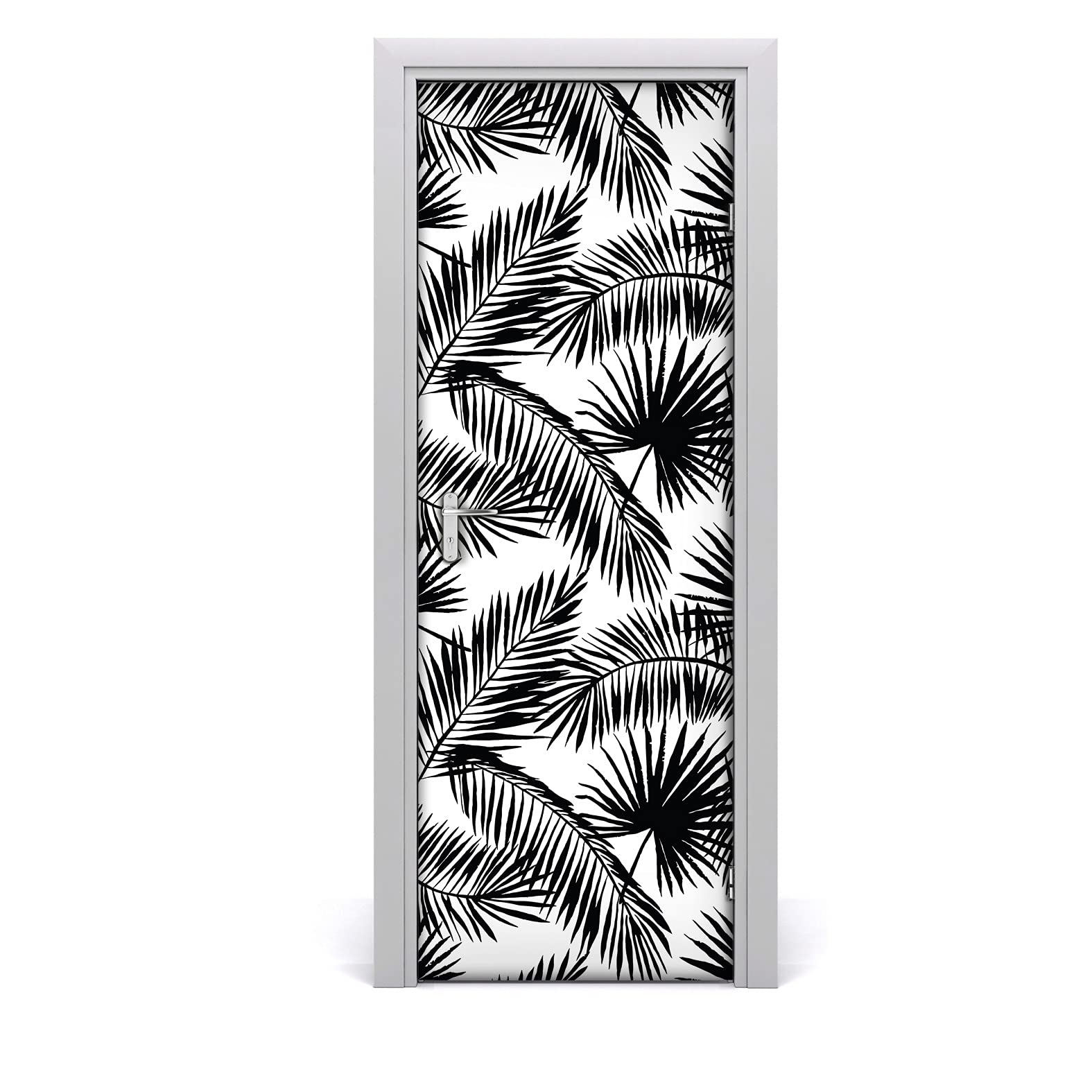 Papier peint sur la porte pour créer une ambiance zen dans votre chambre