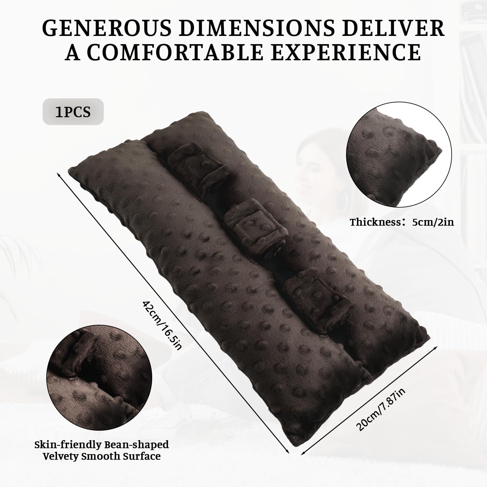 Hysterectomy Pillow Soft: Mastectomy Pillow Hysterectomy Recovery Must haves Car Seatbelt Pillow Cushion Support for C-section Recovery Cervical Cancer Uterine Abdominal Post Surgery — view 2