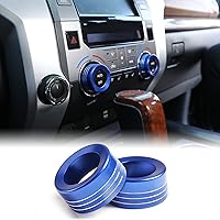 Vista 13 de 5 piezas de aleación de aluminio para perillas de aire acondicionado y estéreo, 4WD, compatibles con interruptor central de control de aire