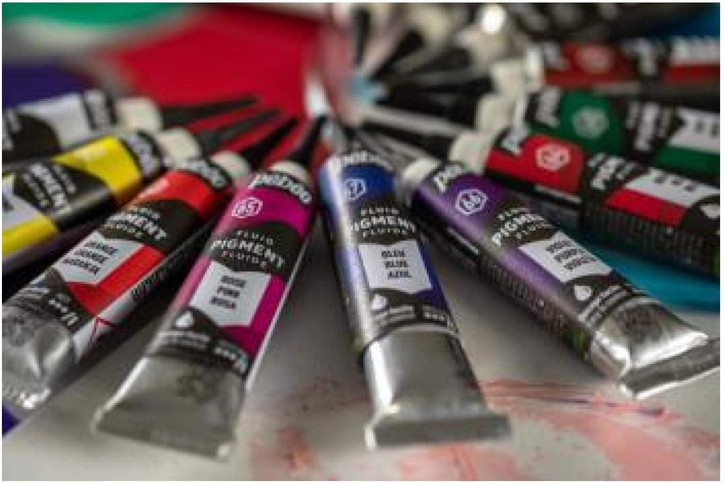 Pebeo Fluid Liquid Pigment Concentrate Resin-Mixable Colours-Opaque or Transparent Effect-Natural Origin-White-20 ml - Image 3