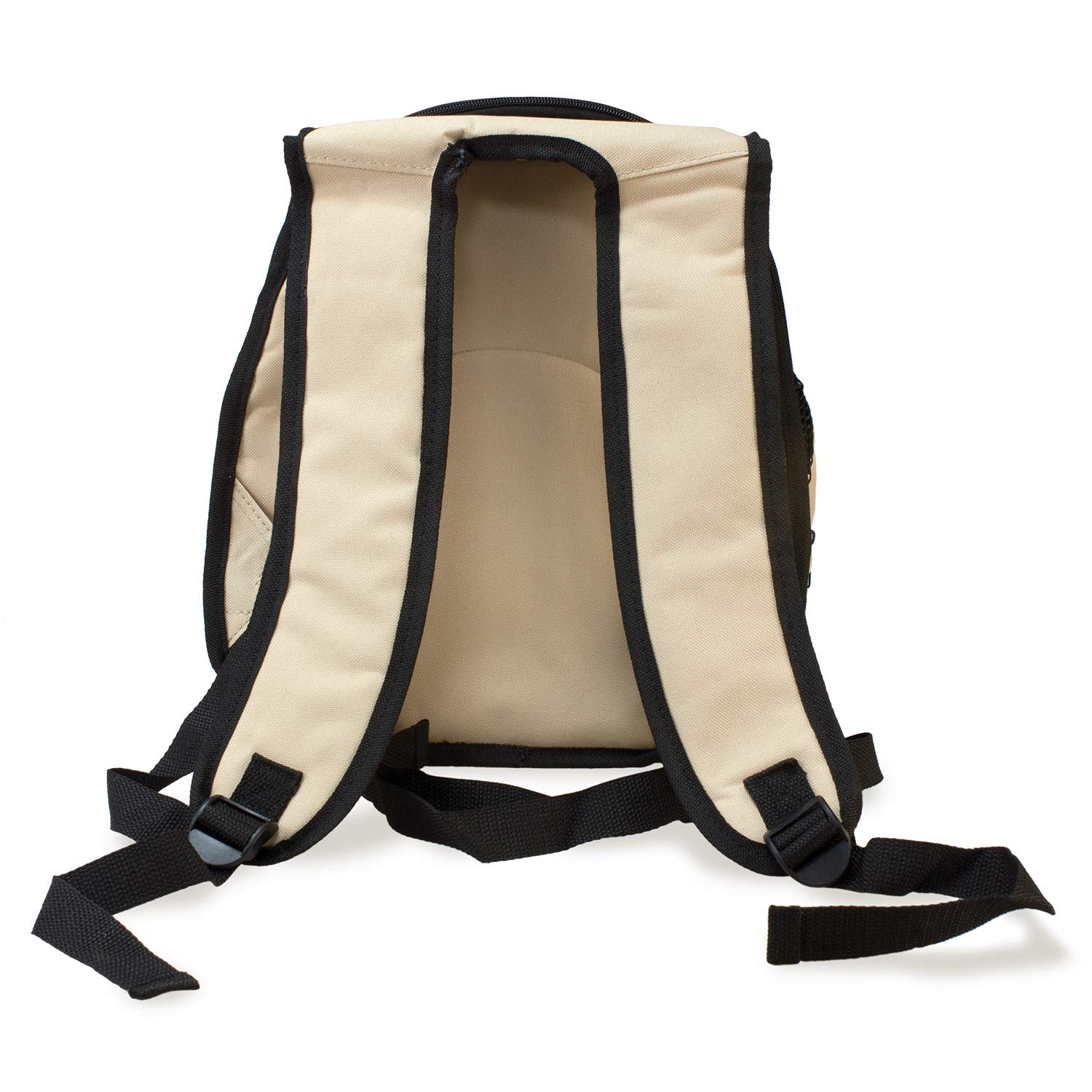 Arquivet Mochila Front para Mascotas pequeñas - 30 x 20 x 34 cm - Mochila para Perros y Gatos pequeños - Se coloca de Forma Frontal - para el Transporte de tu Mascota, Crema
