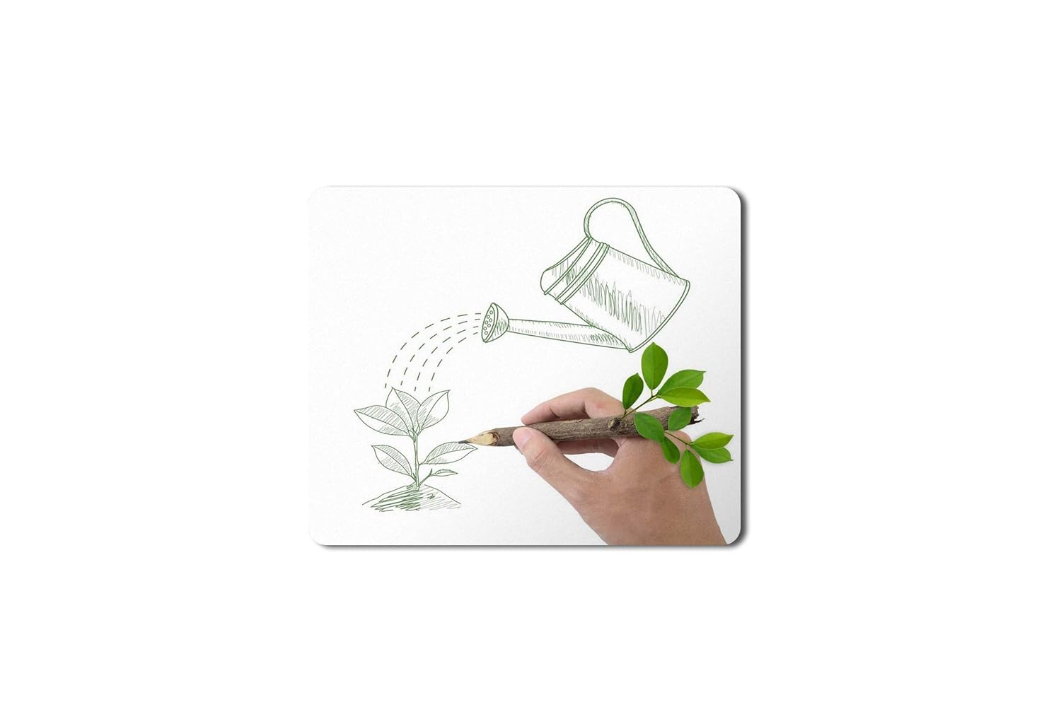 5 Ace Plant and Watering can HD Printed Designer Speed Mousepad for