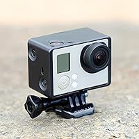 Vista 8 de GEPULY BacPac - Carcasa para GoPro Hero4, Hero3+, Hero 3 con LCD BacPac y accesorios de extensión de batería
