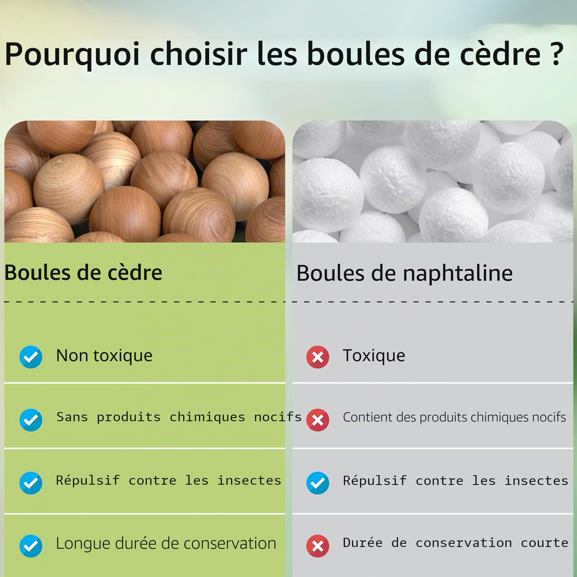 Boules de Cèdre Naturel Anti Mites Textiles Penderie Protection Durable Armoires Tiroirs Placards Chaussures Cedar