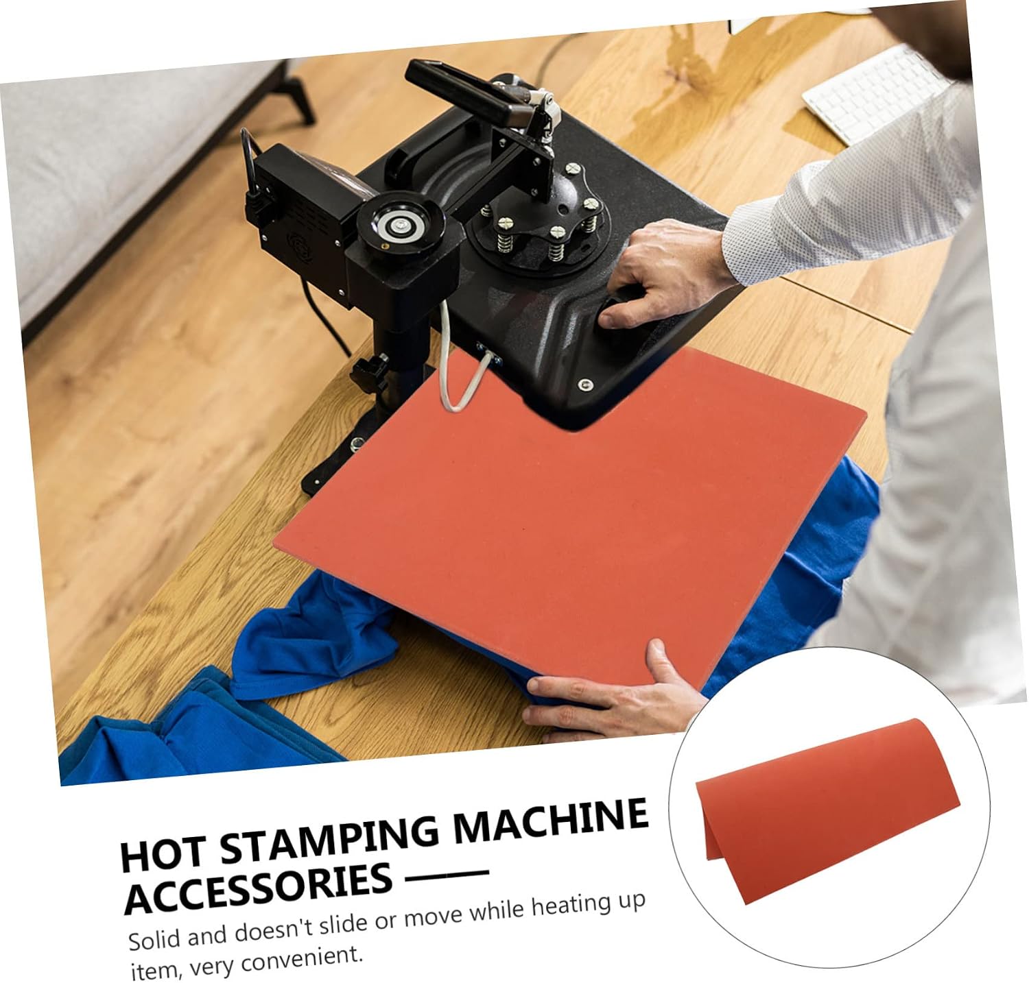 CORHAD Professional Heat Press Mat Insulation Pad for Shirt Transfer Projects Compatible Various Heat Press Machines