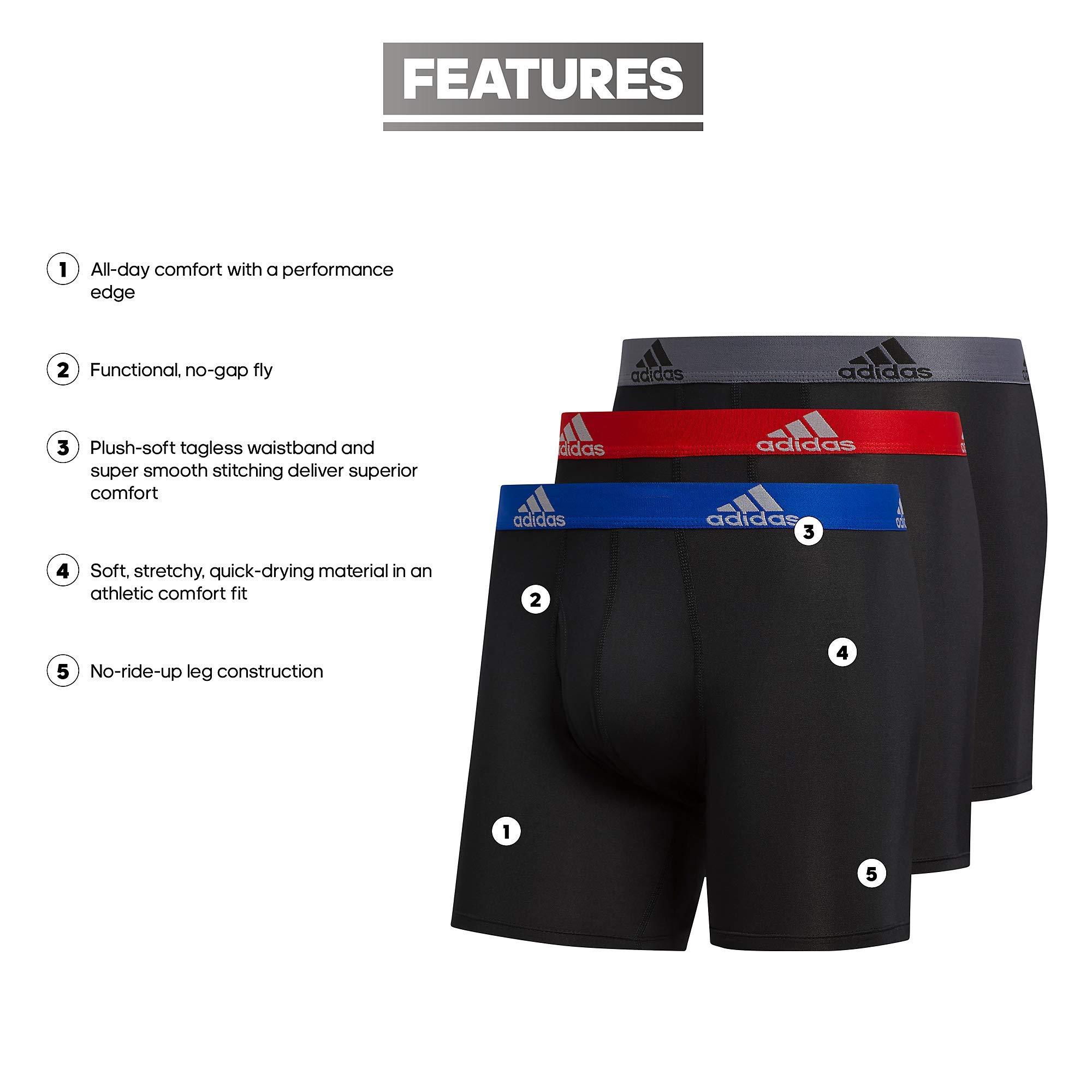adidas Herren Retroshorts (3er Pack)