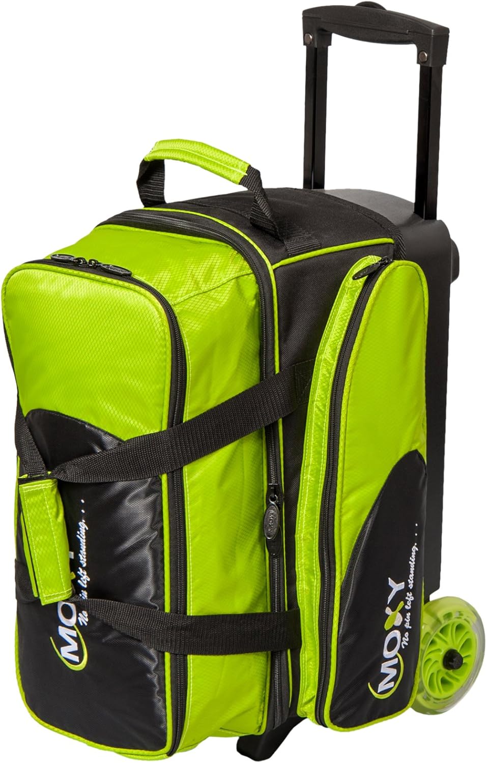 Moxy Blade Premium Double Roller Bowling Bag- Lime/Black