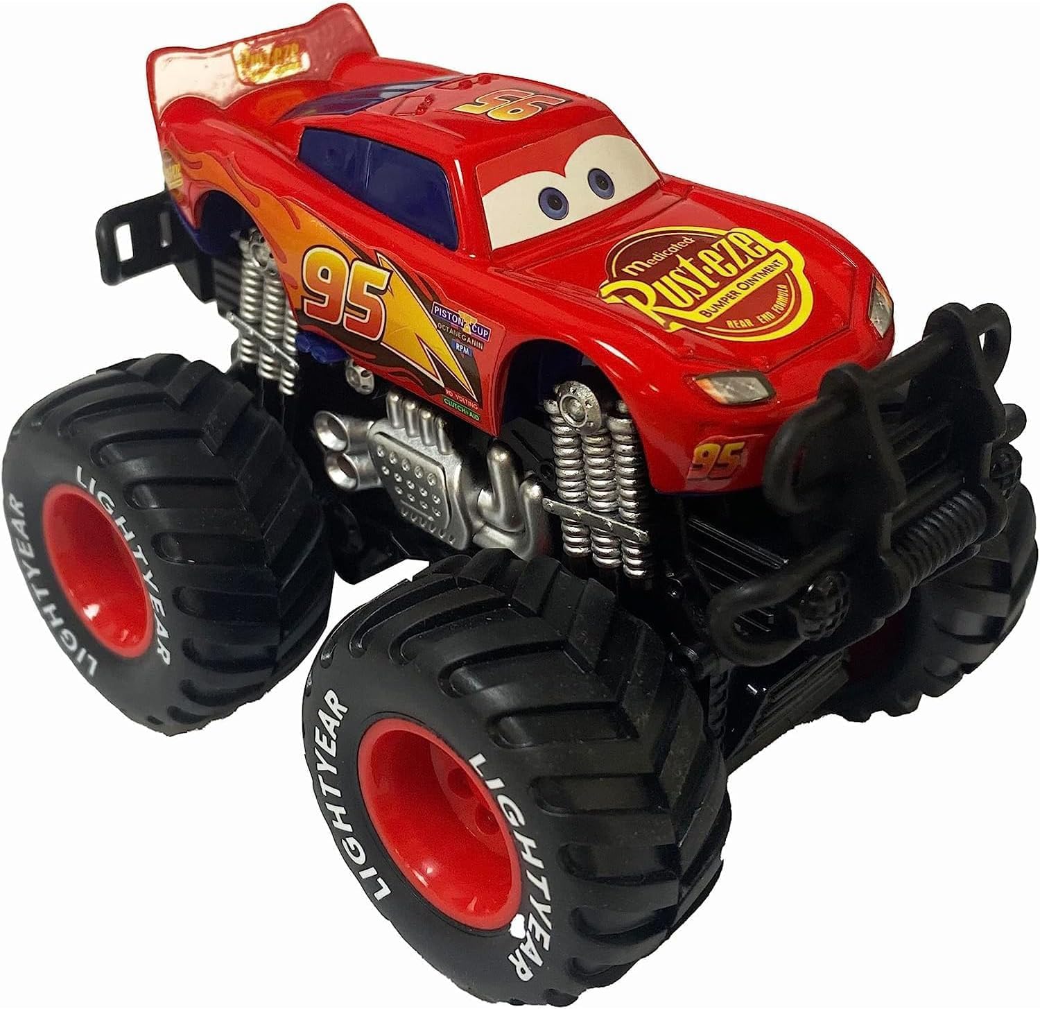Movie Cars 3 Giant Wheels Cars 1:55 Diecast Vehicles Toys Set Oversized Children Car Toy (Big Tire McQueen)