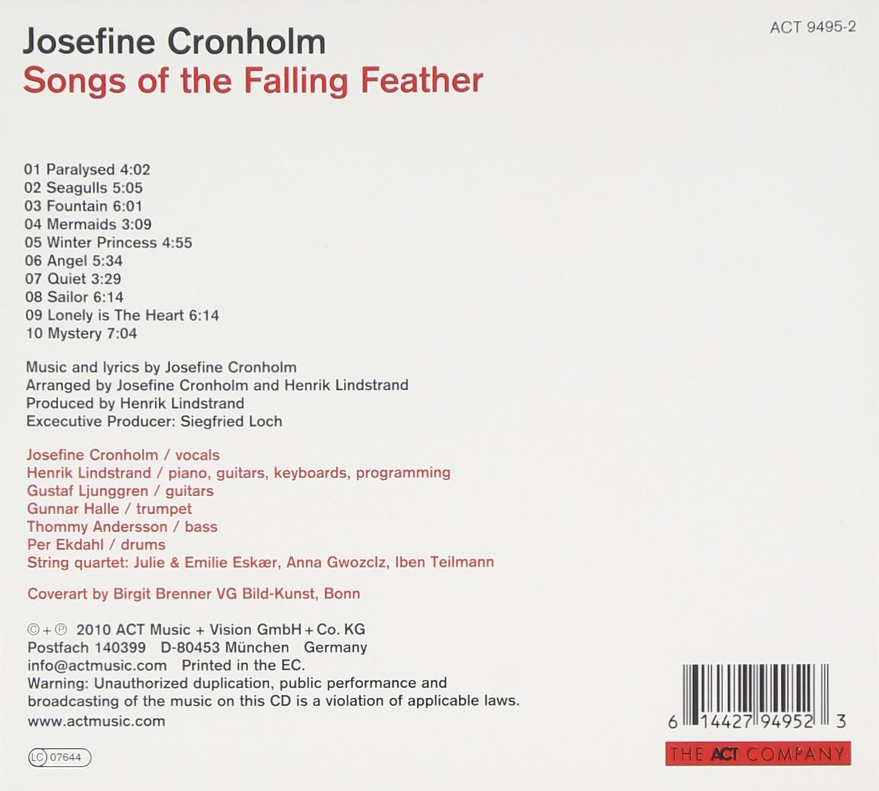 Songs Of The Falling Feather