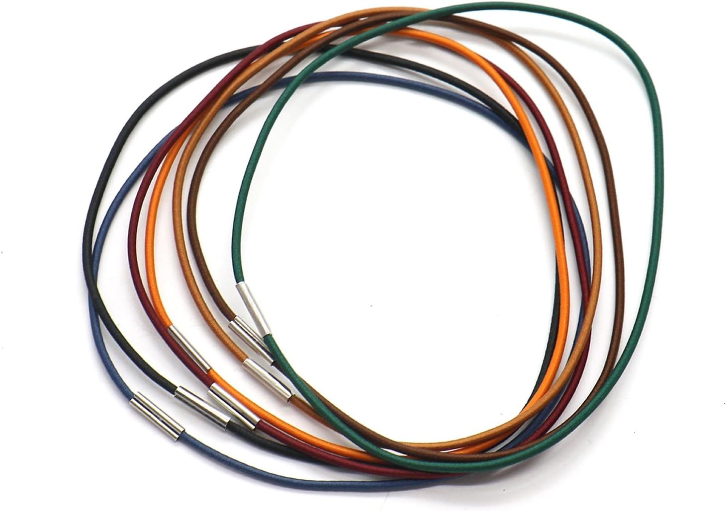 Pack of 7 Travelers Notebook Elastic Bands for Connecting Inserts, Jump Bands Accessories for Travel Journal