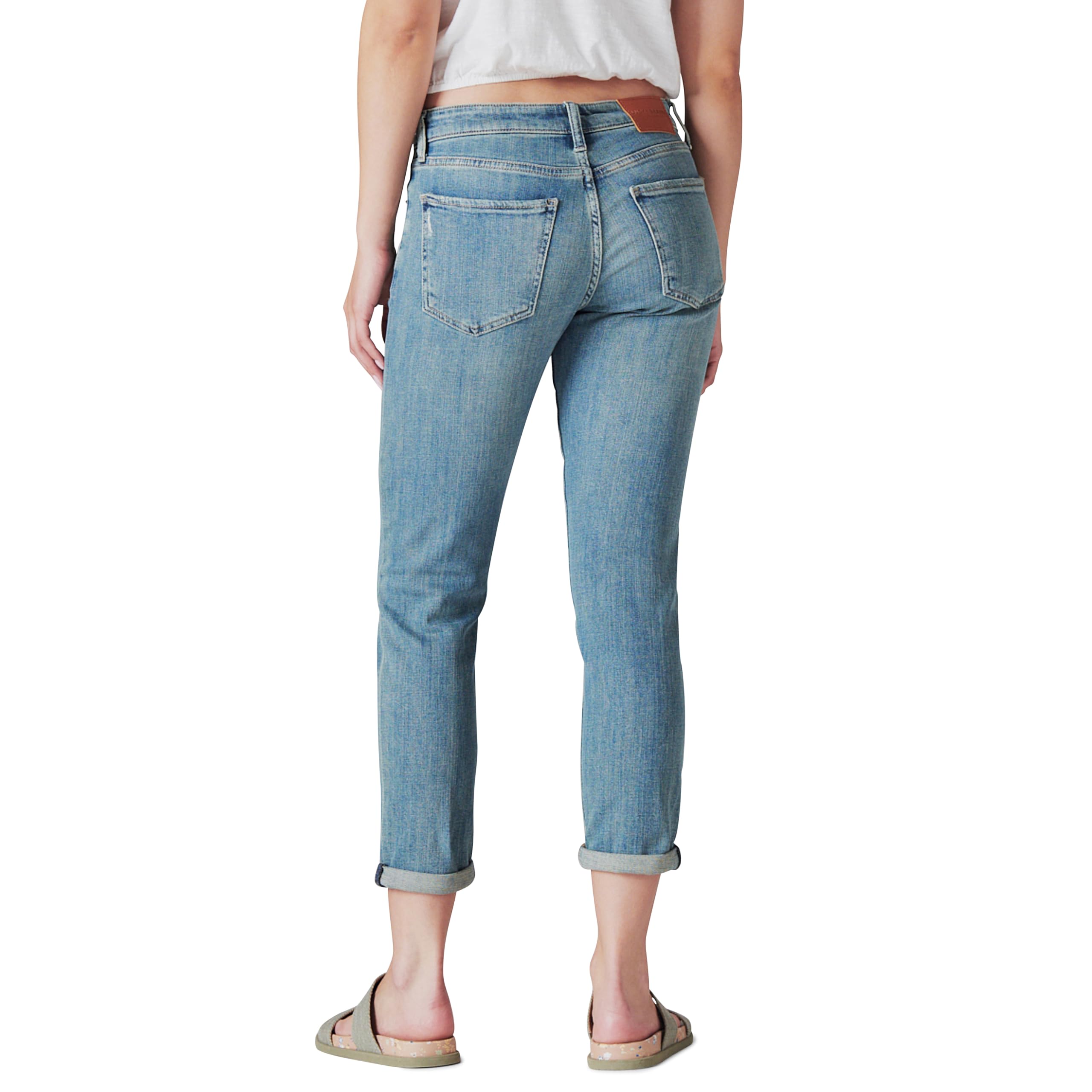 Lucky Brand Damski dżinsy Mid Rise Sienna dla chłopców