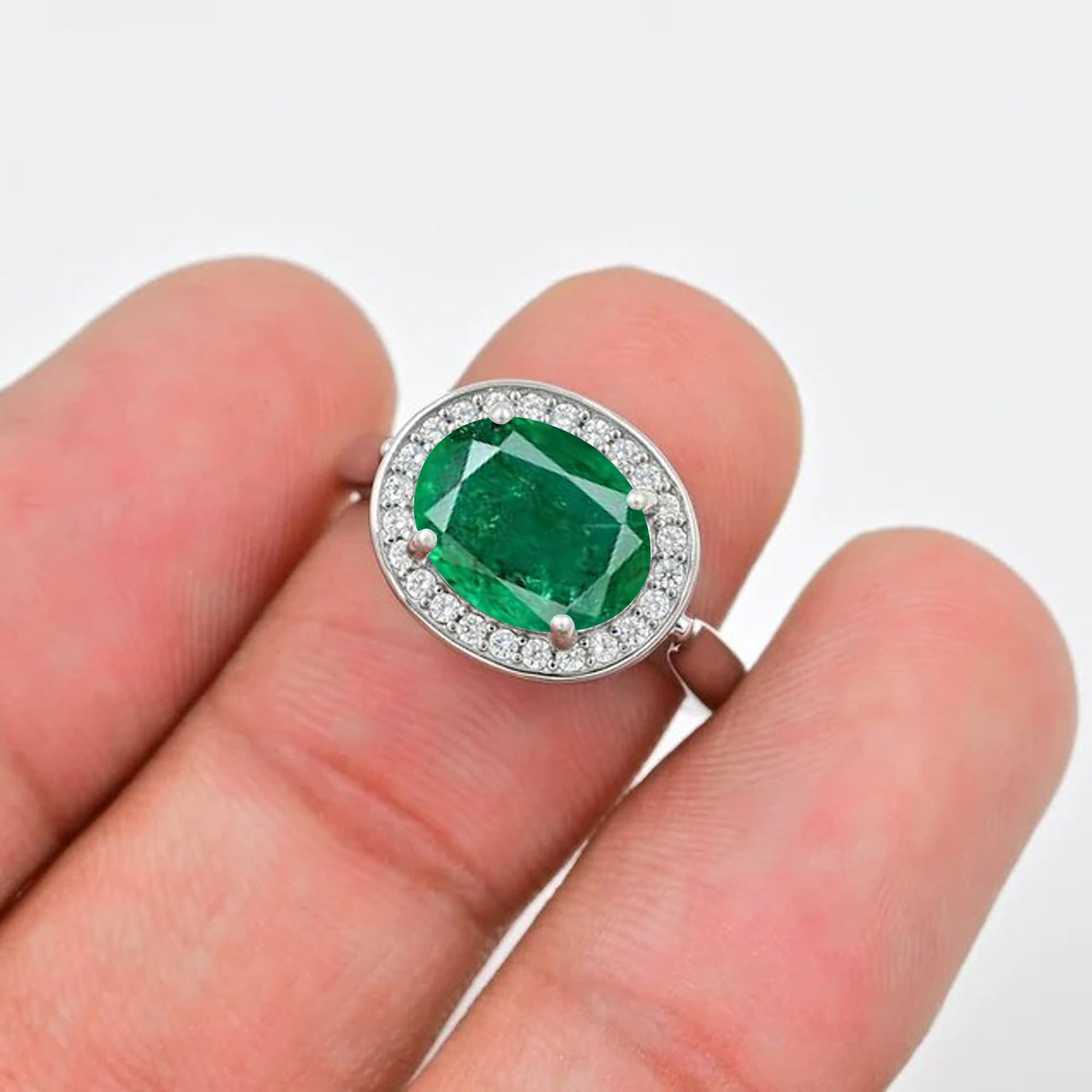 Ring aus 925er Sterlingsilber, Geburtssteinring für Frauen