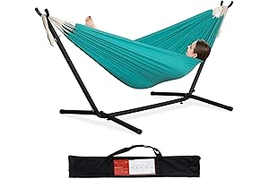 Anymaka 2-Person Portable Hammock with Space-Saving Steel Stand