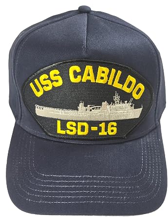 USS CABILDO LSD-16 Ship HAT - Navy Blue - Veteran Owned Business