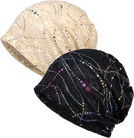 XYIYI Womens Chemo Headwear Hats Cotton Slouchy Beanie Cap Scarf