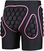 OHMOTOR Padded Shorts Snowboarding Skiing for Women Men, Skating Butt Pad Guard, Impact Crash Pants Shorts Hip Protection