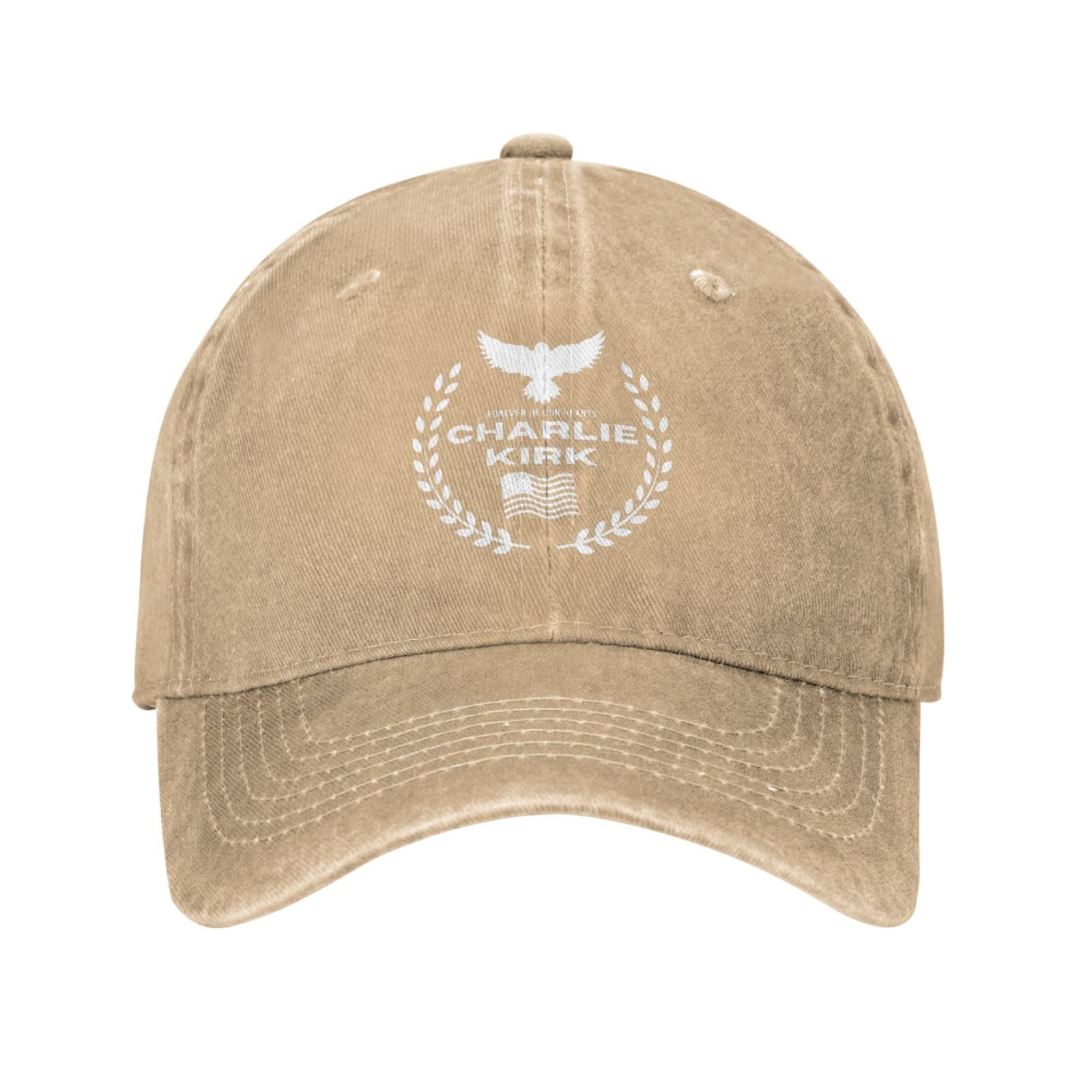 Anceky Charlie Kirk Forever in Our Hearts-1 Baseball Cap Unisex Trucker Hat for Men Women Natural