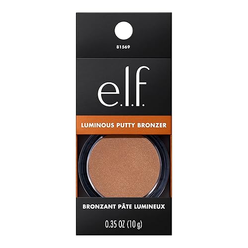 Miniatura 3 de e.l.f. Bronceador de masilla luminoso, bronceador ligero de masilla a polvo para un acabado radiante y brillante, altamente pigmentado, vegano y