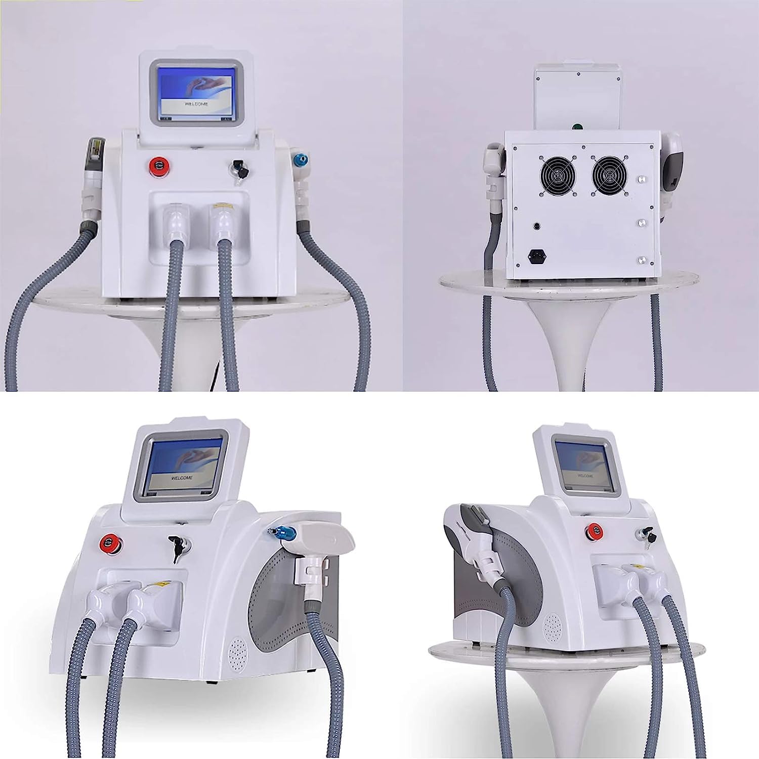 Máquina de depilación 2 en 1 Opt + IPL ND YAG Eliminación de Tatuajes con láser SHR Equipo de Belleza for Manchas oscuras en la Cara