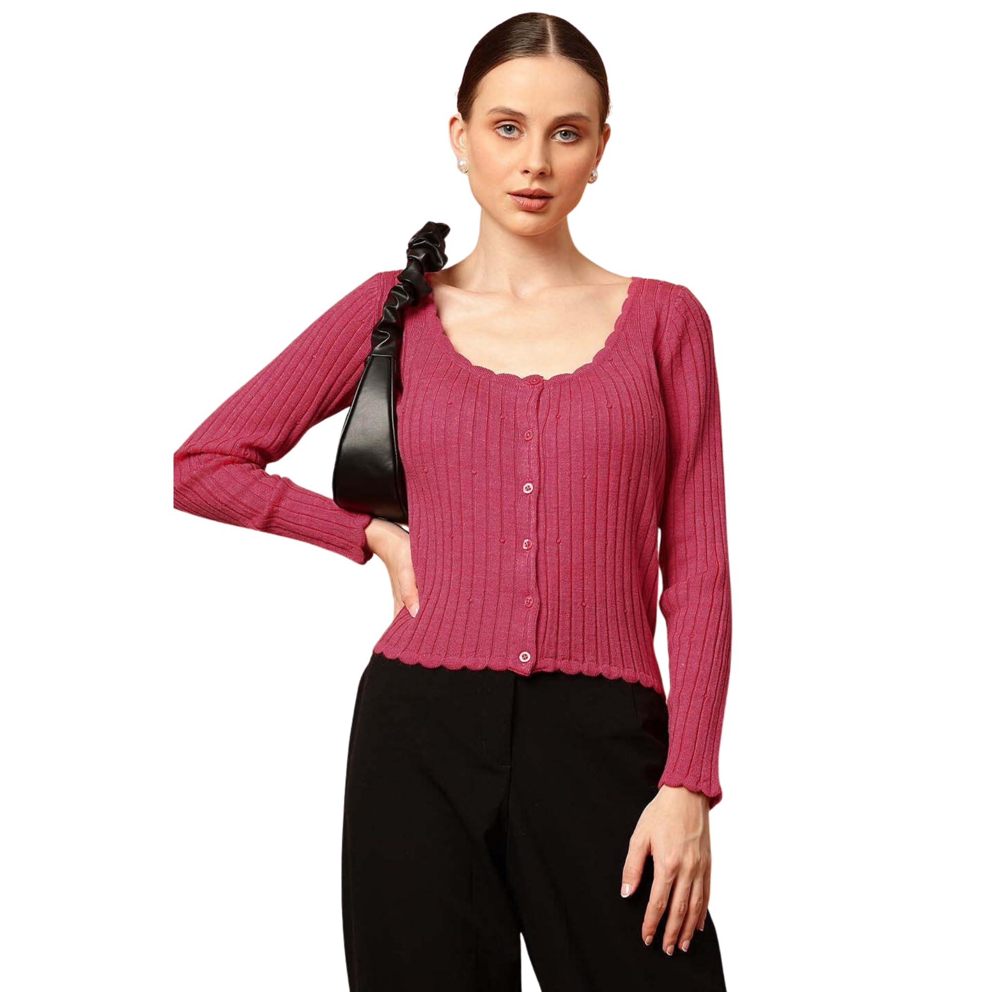 Casual Solid Women Pink Top | MS-TOP-1059-picture-27