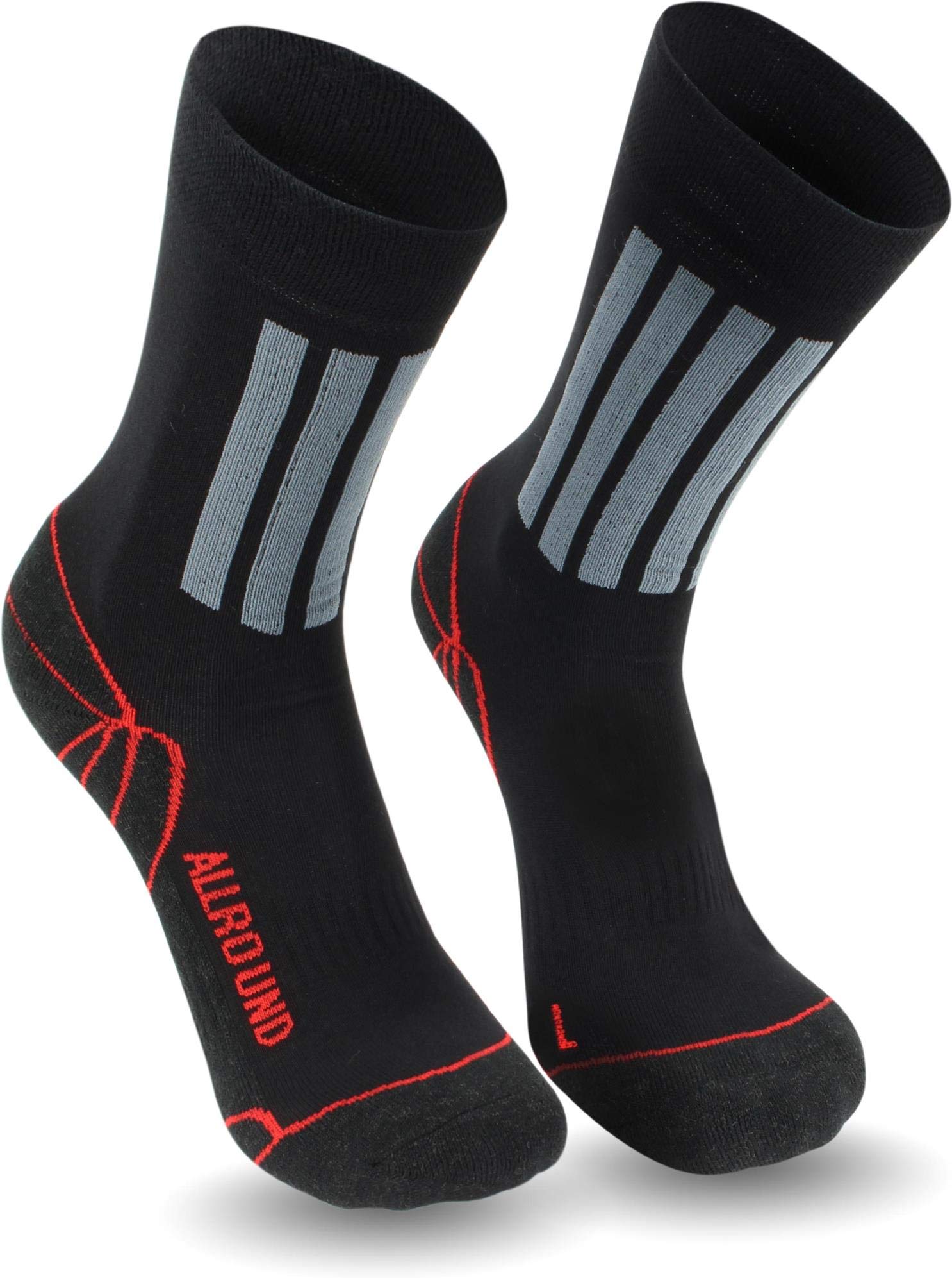 normani 5 Paar X-Static Socken mit Silberfäden und Coolmax - gegen Fußgeruch (Sport & Funktion)