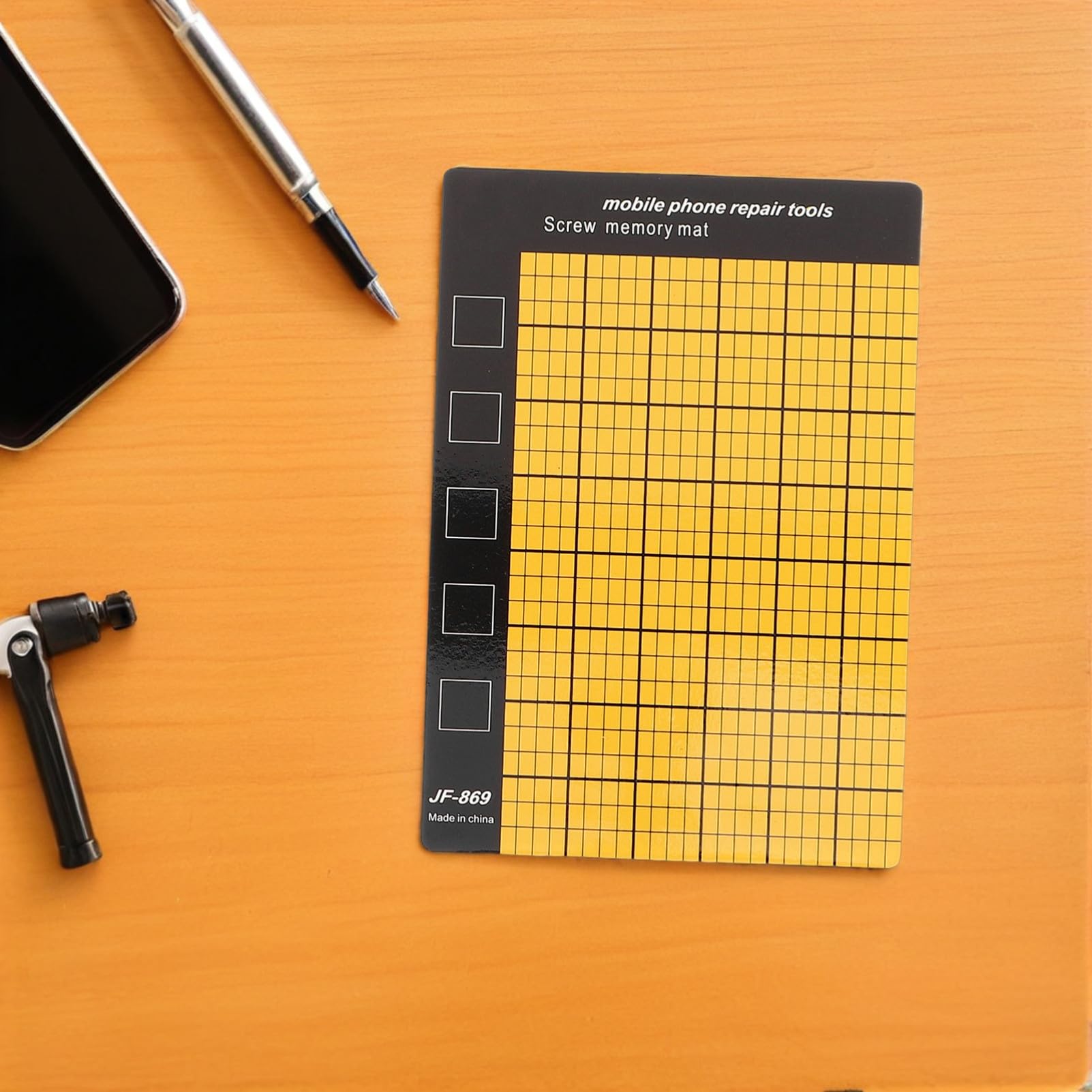 Kit Di Riparazione Da 15 Pezzi Tappetino Per Organizzatore Di Viti Tappetino Magnetico Per Riparazione Viti Flessibile