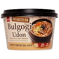 Vista 9 de Wang Tazón de fideos Udon con sabor a Bulgogi Korean BBQ – Sin MSG añadido, sin conservantes – 290 calorías por comida – Comida conveniente e
