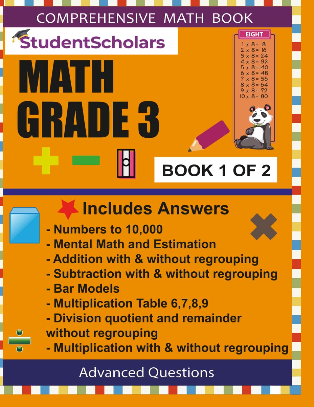 StudentScholars - Complete Math Revision Grade 3 (Book 1 of 2)