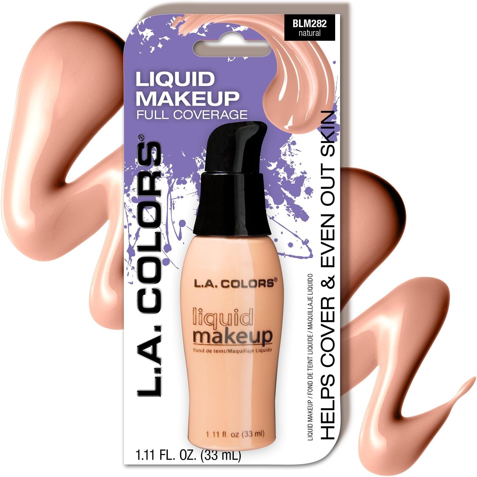 Liquid Makeup, Natural - Carded CBLM282A