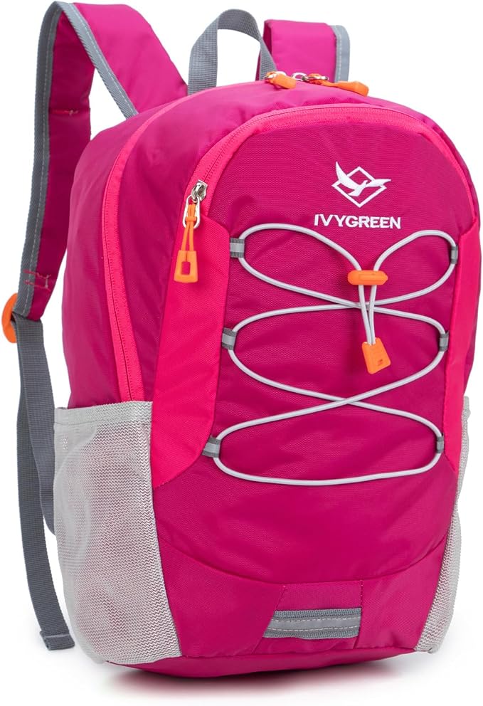 Mochila de Senderismo IVYGREEN para Niños, Rosa, Mediana miniatura 2