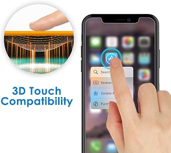 IFLASH iPhone XR, iPhone 11 Glass Screen Protector, Crystal Clear Tempered Glass Screen Protector for Apple iPhone 11 / XR 6.1 2018 2019 - Case Friendly/Bubble Free / 3D Touch/Scratch Proof/HD
